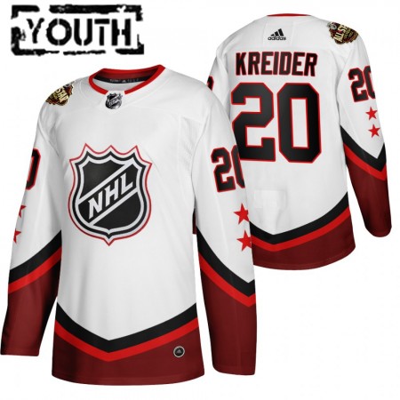 New York Rangers Dresy Chris Kreider 20 2022 NHL All-Star Bílý Authentic - Dětské